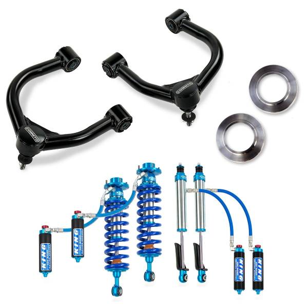 Cognito Motorsports Truck - 3-Inch Elite Leveling Lift Kit with King 2.5 Reservoir Shocks for 22-24 Toyota Tundra 2WD/4WD w/ Rear Coil Springs Cognito Motorsports Truck