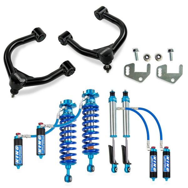 Cognito Motorsports Truck - 3-Inch Elite Leveling Lift Kit with King 2.5 Reservoir Shocks for 22-24 Toyota Tundra 2WD/4WD w/ Rear Air Ride Cognito Motorsports Truck