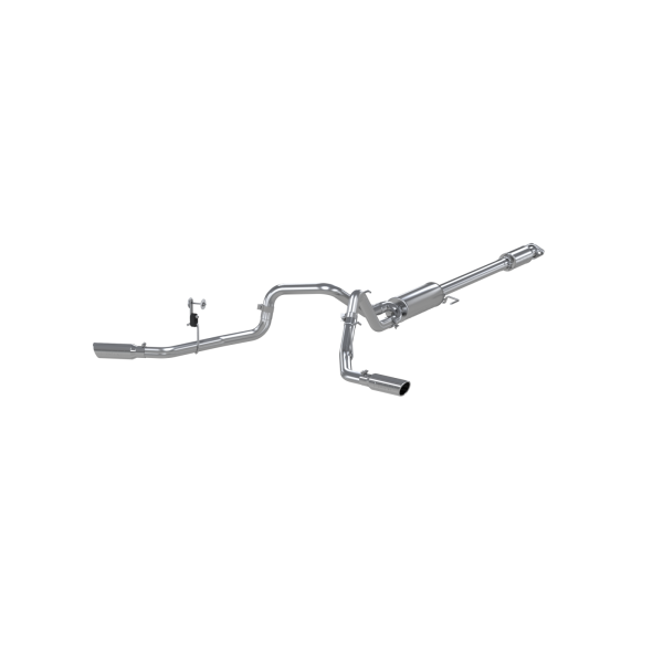 MBRP - 2.5 Inch Cat Back Exhaust System Dual Side Exit For 15-20 Ford F-150 5.0L Aluminized Steel MBRP