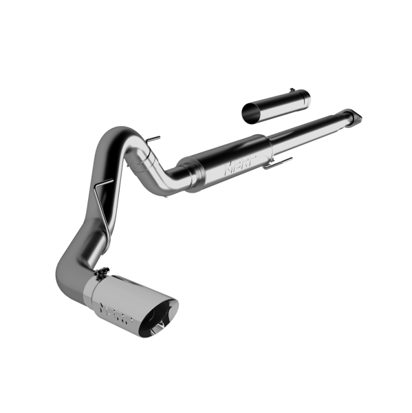 MBRP - 4 Inch Cat Back Exhaust System Single T304 Stainless Steel For 15-20 Ford F-150 2.7L/3.5L EcoBoost Excludes 19 F150 Limited MBRP