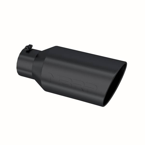 MBRP - Exhaust Tip 8 Inch O.D. Rolled End 5 Inch Inlet 18 Inch Length Black MBRP