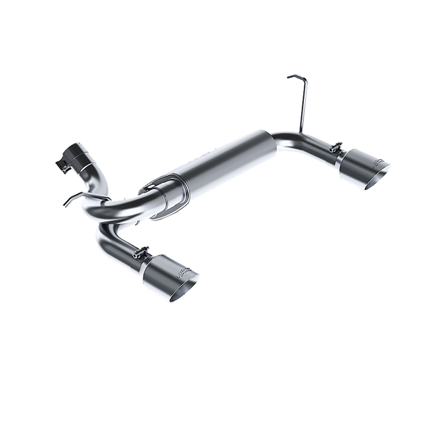 MBRP - Axle Back Dual Rear Exit For 07-18 Jeep Wrangler/Rubicon JK 3.6L/3.8L V6 MBRP