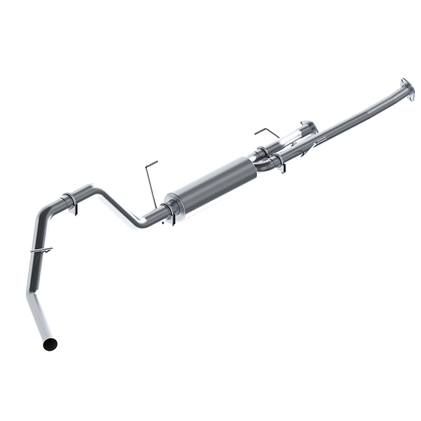 MBRP - Cat Back Exhaust System Single Side No Tip Aluminized Steel For 09-21 Toyota Tundra MBRP