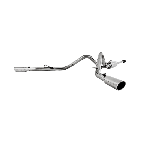 MBRP - Cat Back Exhaust System Dual Split Side T409 Stainless Steel For 05-15 Toyota Toyota Tacoma MBRP