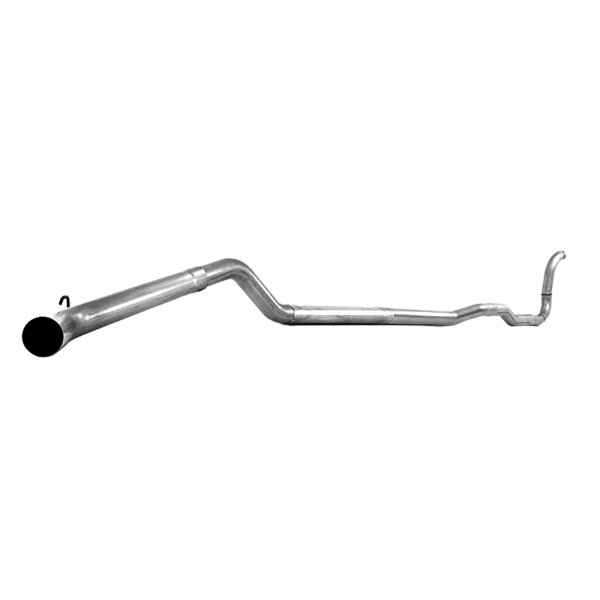 MBRP - 4 Inch Turbo Back Single Side 4WD Only No Muffler Aluminized Steel For 88-93 Dodge Ram D250/D350 Cummins MBRP