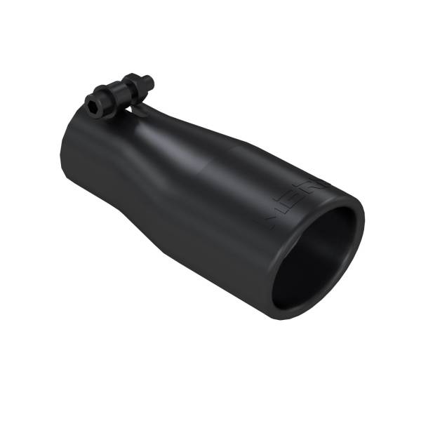 MBRP - Exhaust Tip 3.75 Inch O.D. Oval 2.5 Inch Inlet 7 Inch Length Black MBRP