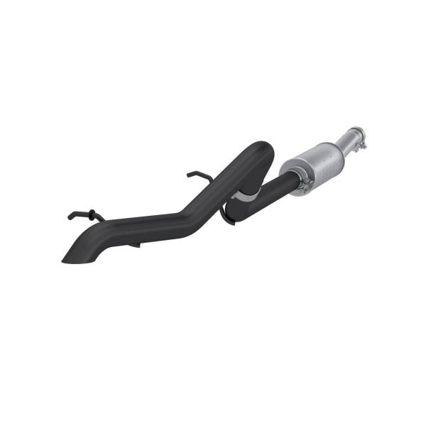 MBRP - Jeep JK Off-Road Tail Pipe Muffler Before Axle Black Coated For 07-11 Wrangler JK 3.8L V6 2/4 Door MBRP