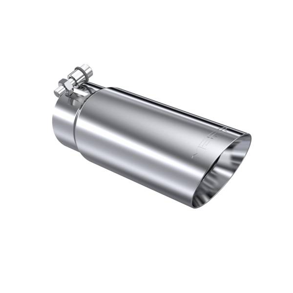 MBRP - Exhaust Tip 3 1/2 Inch O.D. Dual Wall Angled End 3 Inch Inlet 10 Inch Length T304 Stainless Steel MBRP