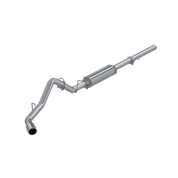 MBRP - Cat Back Exhaust System Single Side Aluminized Steel For 09-13 Silverado/Sierra 1500 4.8/5.3/6.0L RC/Extended Cab/Crew Cab MBRP