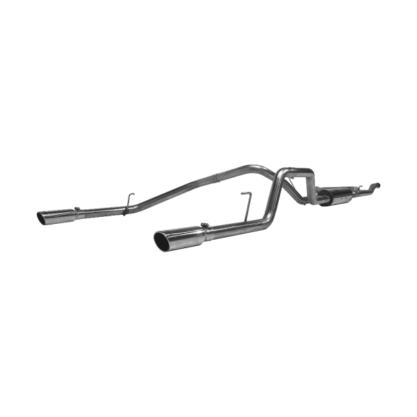 MBRP - Cat Back Exhaust System Dual Split Rear T409 Stainless Steel For 04-15 Nissan Titan 5.6L MBRP