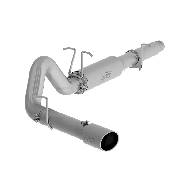 MBRP - Cat Back Exhaust System 4 Inch Single Side Exit 5 Inch OD Tip Included Aluminized Steel For 99-04 Ford F-250/350 V-10 MBRP