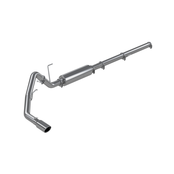 MBRP - 3 Inch Cat Back Exhaust System Single Side Aluminized Steel For 04-08 Ford F-150 4.6/5.4L Extended Cab/Crew Cab MBRP