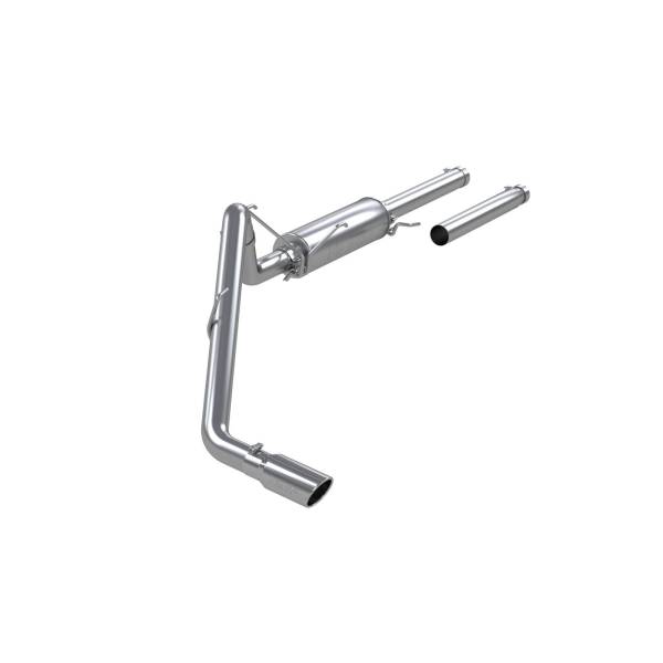 MBRP - Cat Back Exhaust System Single Side 4 Inch Tip Aluminized Steel For 04-05 Dodge Ram Hemi 1500 4.7L and 5.7L Standard Cab/Crew Cab/Short Bed MBRP