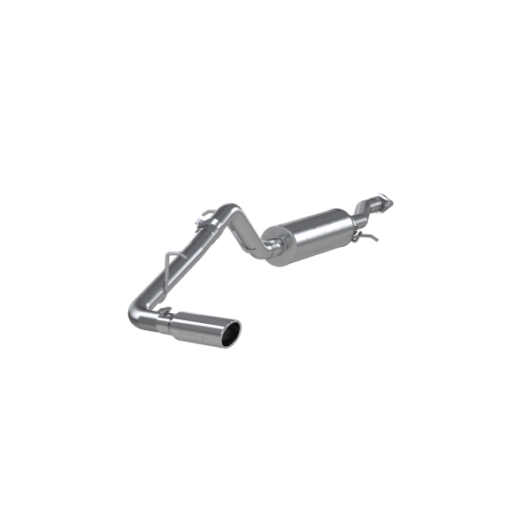 MBRP - Cat Back Exhaust System Single Side 3.5 Inch Tip Aluminized Steel For 04-12 Colorado/Canyon 2.8/2.9/3.5/3.7L Extended Cab/Crew Cab Short Bed MBRP