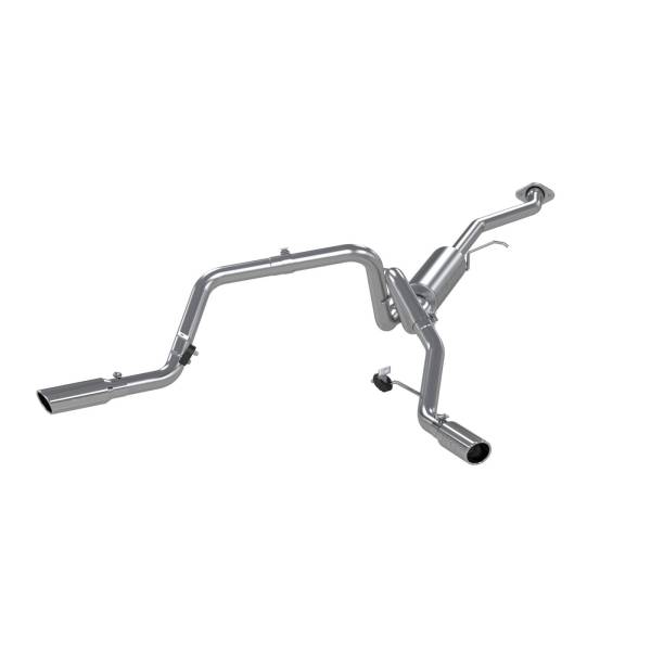 MBRP - Cat Back Exhaust System Dual Split Side T409 Stainless Steel For 03-07 Silverado/Sierra 1500 MBRP