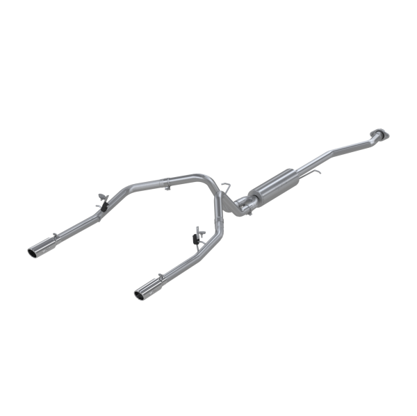 MBRP - Cat Back Exhaust System Dual Split Rear Aluminized Steel For 03-07 Silverado/Sierra 1500 Ext/Crew Cab Short Bed MBRP