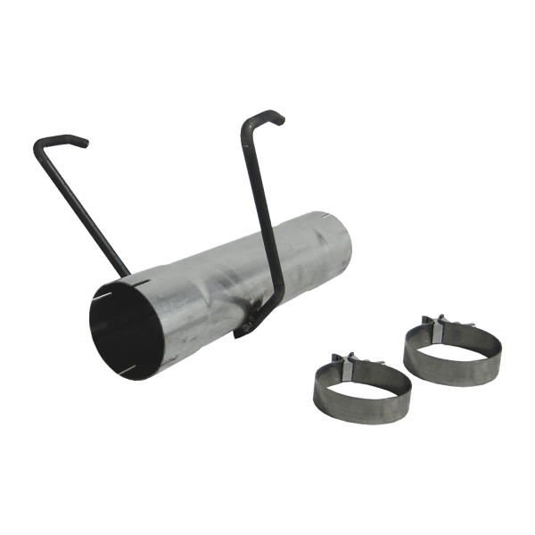 MBRP - Dodge Cummings 4 Inch Muffler Delete Pipe Armor Lite Series For 07-12 Dodge Ram Replaces all 17 Inch Overall Length Mufflers MBRP