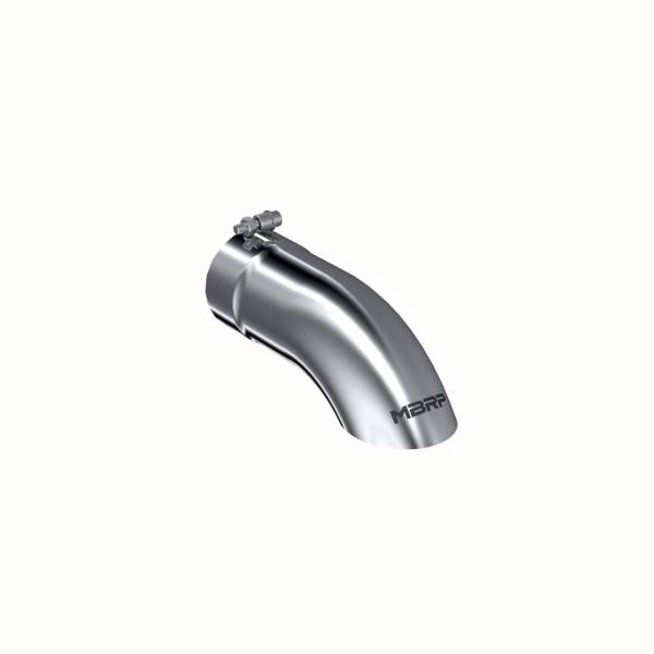 MBRP - Exhaust Tail Pipe Tip 4 Inch O.D. Turn Down 4 Inch Inlet 12 Inch Length T304 Stainless Steel MBRP