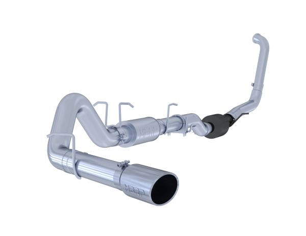 MBRP - 4 Turbo Back Single Side Exit T409 Stainless Steel For 03-07 Ford F-250/350 6.0L Extended Cab/Crew Cab MBRP