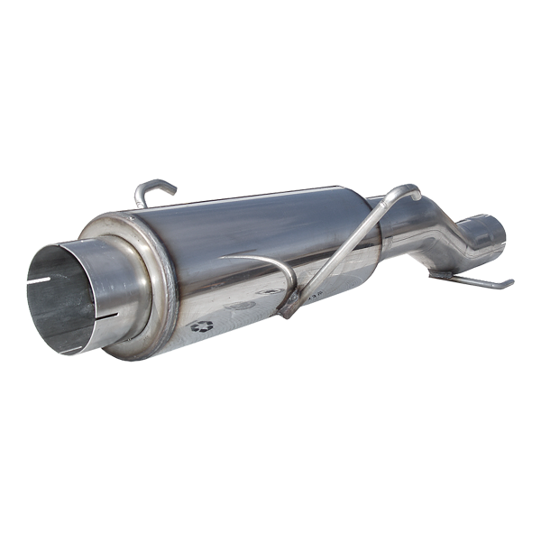 MBRP - High-Flow Muffler Assembly T409 Stainless Steel For 04-07 Dodge Ram Cummins 600/610 fits to stock only MBRP