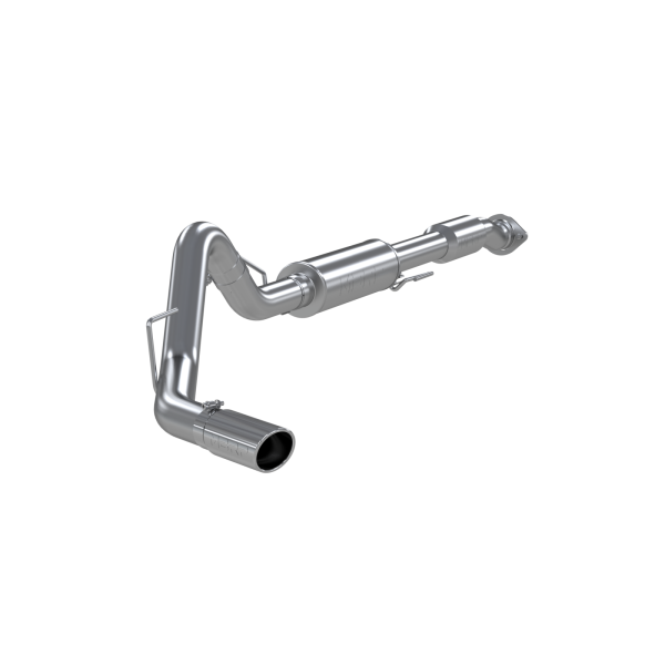 MBRP - 3 1/2 Inch Cat Back Exhaust System Single Exit For 11-14 Ford F-150 Raptor 6.2L Crew Cab/Short Bed Extended Cab Short Bed Aluminized Steel MBRP