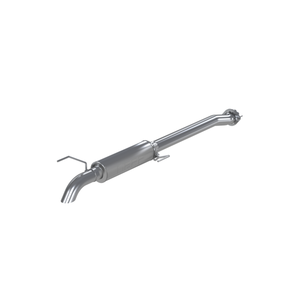 MBRP - 3 1/2 Inch Cat Back Exhaust System Single Turn Down For 11-14 Ford F-150 Raptor 6.2L Crew Cab/Short Bed Extended Cab Short Bed Aluminized Steel MBRP