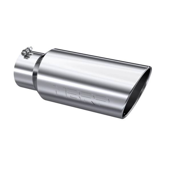 MBRP - Exhaust Tip 7 Inch O.D. Rolled End 5 Inch Inlet 18 Inch Length T304 Stainless Steel MBRP