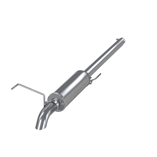 MBRP - Cat Back Exhaust System Single Turn Down Aluminized Steel For 04-08 Ford F-150 All Engines MBRP