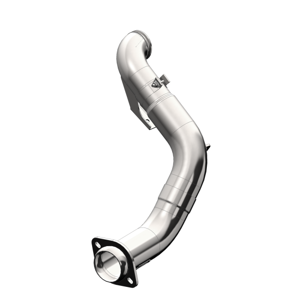 MBRP - 4 Inch Turbo Down Pipe For 15-16 Ford 6.7L Powerstroke Non Cab and Chassis Only T409 Stainless Steel EO Num. D-763-1 MBRP