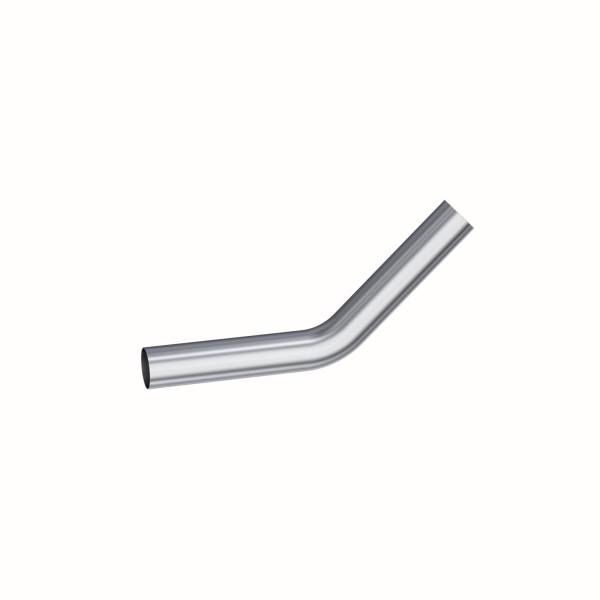 MBRP - 3.5 Inch Exhaust Pipe 45 Degree Bend 12 Inch Legs Aluminized Steel MBRP