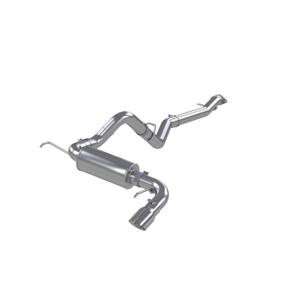 MBRP - 3 inch Cat-Back Single Rear Exit 2021-UP Ford Bronco Aluminized Steel MBRP