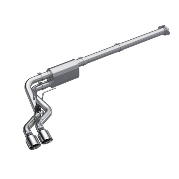 MBRP - Aluminized Steel 3 inch Cat-Back 2.5 inch Dual Pre-Axle (Race Profile) 21-Up F-150 MBRP