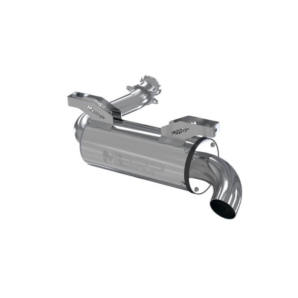 MBRP - 14-22 CFMOTO ZFORCE 800 (Z8/ Z8EX/ 800/ 800EX) 5 Inch Single Slip-on Muffler Assembly Performance Series MBRP