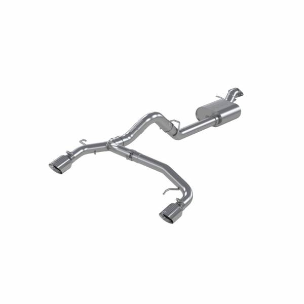 MBRP - 21-Up Ford Bronco 2.3L/2.7L EcoBoost 2/4-Door Aluminized Steel 3 Inch Cat-Back Dual Split Rear MBRP