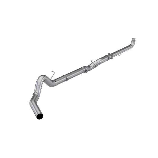 MBRP - T409 Stainless Steel 5 Inch Downpipe Back Single Side Exit No Muffler 01-04 Silverado/Sierra 2500/3500 6.6L Duramax EC/CC MBRP