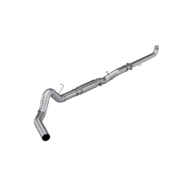 MBRP - Aluminized Steel 5 Inch Downpipe Back Single Side Exit 01-04 Silverado/Sierra 2500/3500 6.6L Duramax EC/CC MBRP