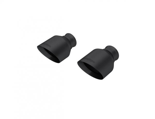 MBRP - 2015-Up Dodge Durango/Charger Black-Coated Tips 5 Inch OD Out, Angle Cut, Sold In Pairs MBRP