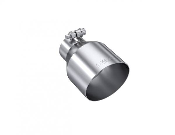 MBRP - T304 Stainless Steel Tip 2.5 Inch ID 4.5 Inch OD Out 6.5 Inch Length Angle Cut Single Wall MBRP