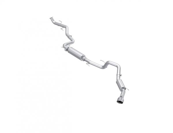 MBRP - 2024-Up Toyota Tacoma 2.4L Armor Lite 3 Inch Cat-Back Exhaust System with Polished Tip MBRP