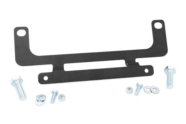 Rough Country - Roller Fairlead License Plate Mount Rough Country