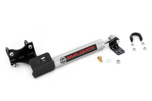 Rough Country - Jeep N3 Steering Stabilizer 07-18 Wrangler JK Does Not Fit Stock Height Models Rough Country