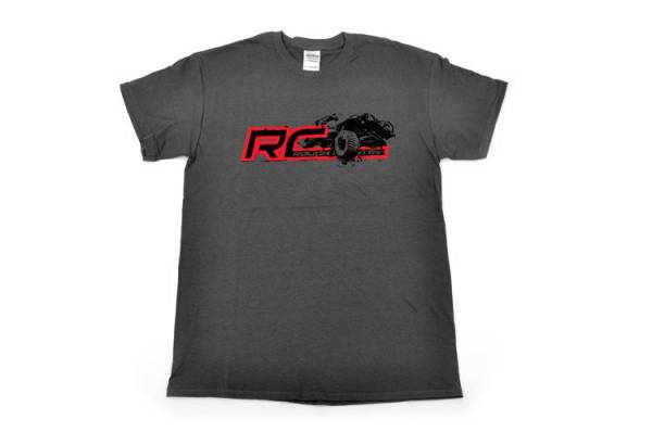 Rough Country - Rough Country Short Sleeve T 100 Percent Preshrunk Cotton Front RC logo w/Jeep XJ Back Blank Size 3XLarge Color Grey Rough Country