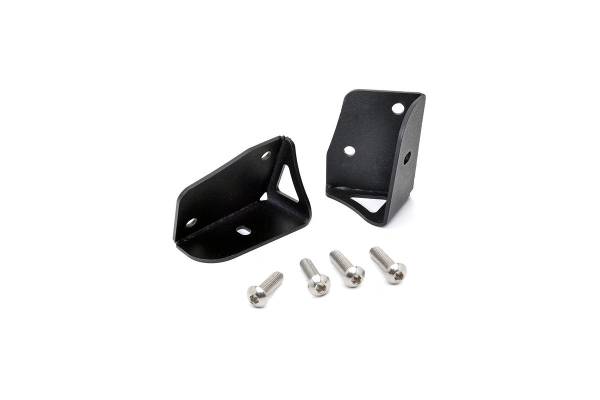 Rough Country - Jeep Lower Windshield Light Mounts 97-06 TJ Wrangler Fits Rough Country Light Kit 70903, 70804 Rough Country