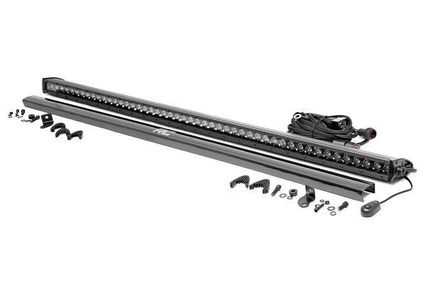 Rough Country - 50 Inch Straight CREE LED Light Bar Single Row Black Series Rough Country