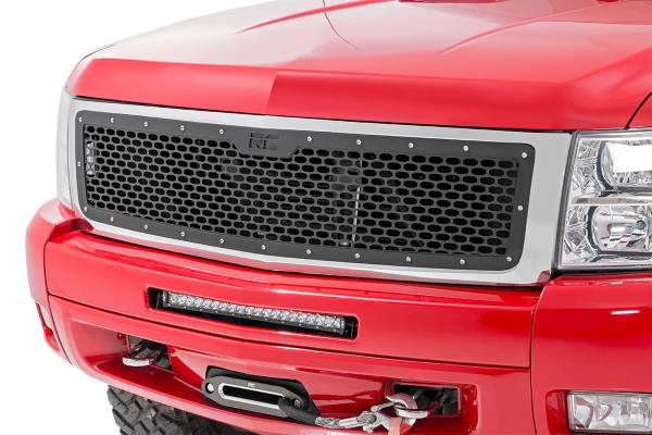 Rough Country - Chevrolet Mesh Grille 07-13 Silverado 1500 Rough Country