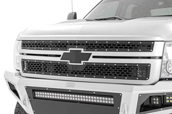 Rough Country - Mesh Grille 11-14 Silverado HD Rough Country