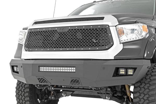 Rough Country - Tundra Mesh Grille 14-17 Tundra Corrosion Resistant Black Powdercoat Stainless Steel Hardware Rough Country