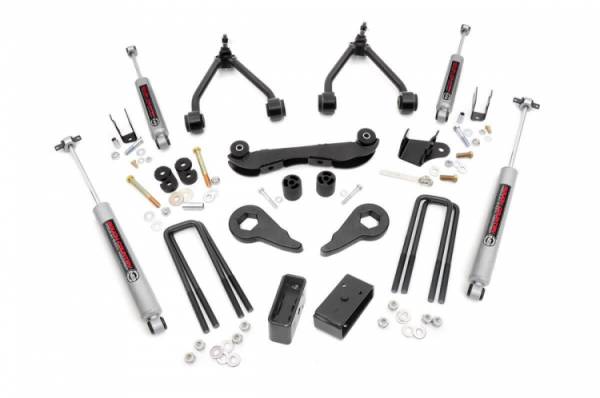 Rough Country - 2-3 Inch Suspension Lift Kit Rear Blocks 95-99 Tahoe/Yukon Rough Country