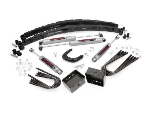 Rough Country - 4 Inch Suspension Lift Kit 73-76 C10/K10/K5 Blazer/C15/K15/Jimmy Rough Country