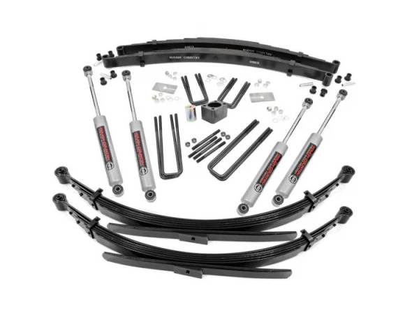 Rough Country - 4 Inch Suspension Lift System Dana 60 86-89 W100 81-93 W250/W350 78-80 W200/W300 77-93 W150 Rough Country